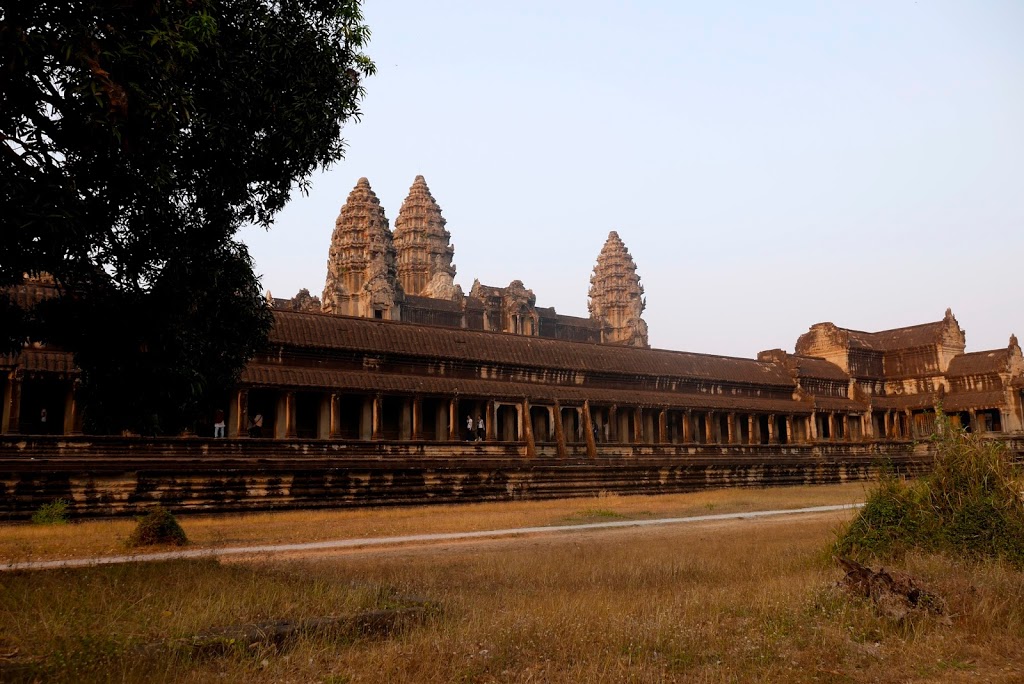 dusk at Angkor Wat