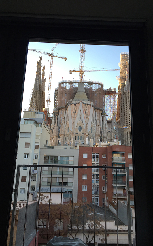 hotel in Barcelona near Sagrada Familia with view