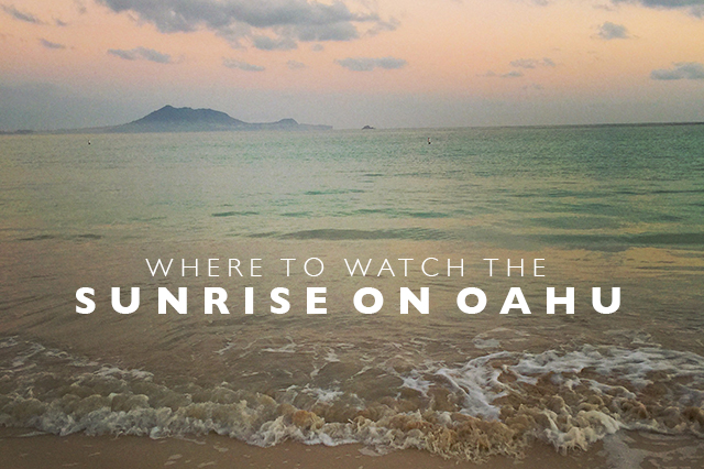 where to watch the sunrise on Oahu