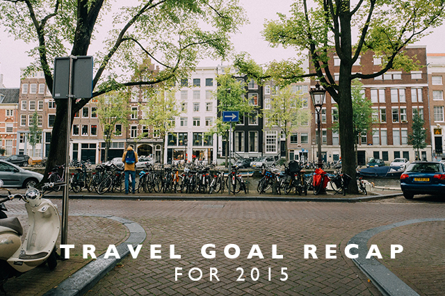 travel goal recap 