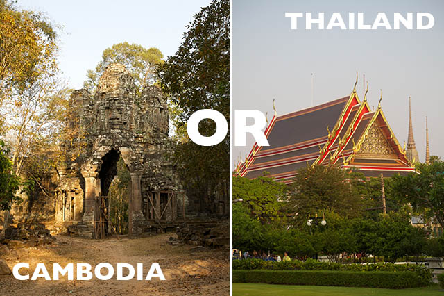 cambodia or thailand