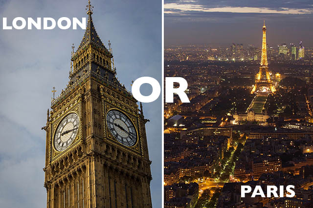 London or Paris 
