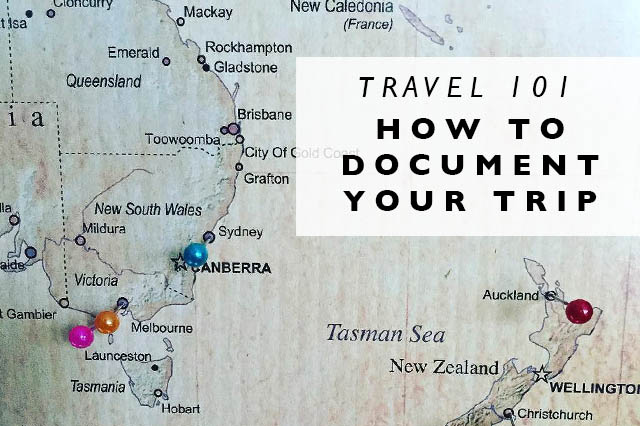 how to document your trip