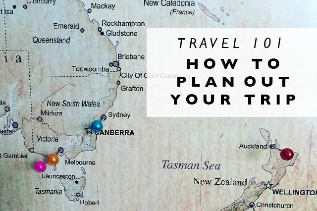 how to plan out your trip
