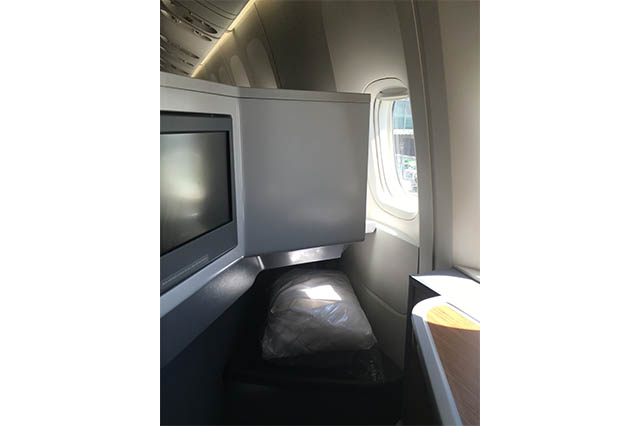 business class on American Airlines
