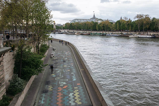 view of the Seine in Paris