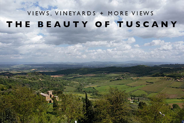 beauty of tuscany landscape
