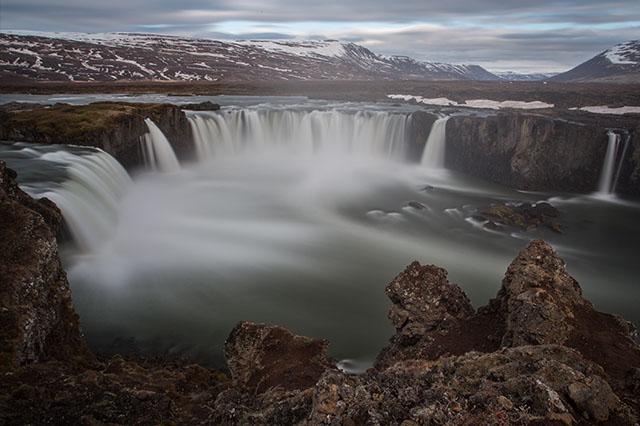 godafoss waterfall in Iceland