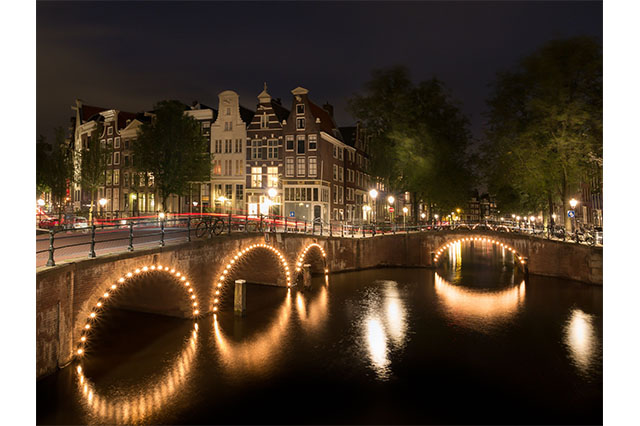 Lights on Canals in Amsterdam