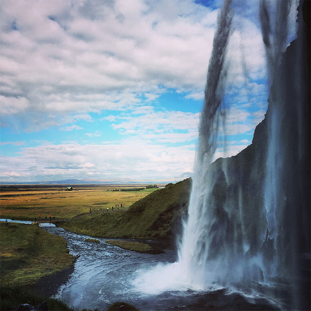 Seljanlandsfoss Waterfall Iceland