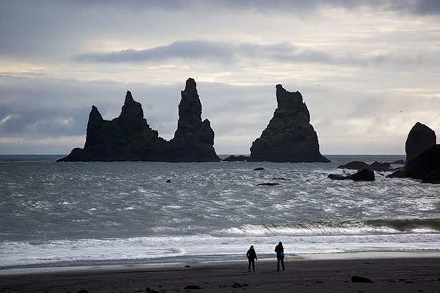 black sand beaches Vik Iceland