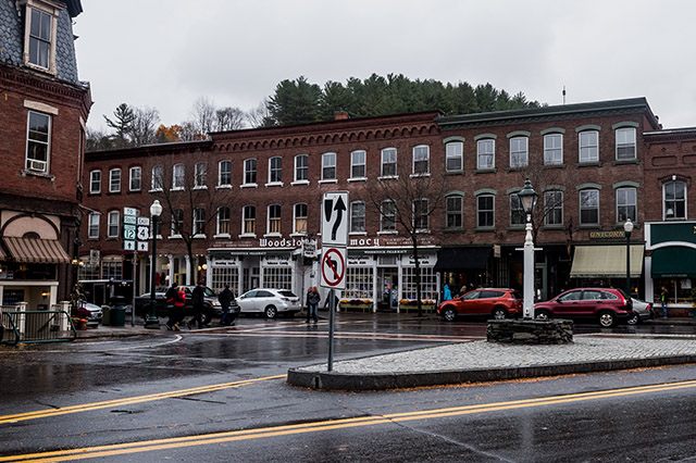 Main Street in Woodstock Vermont