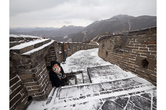Winter at the Great Wall of China