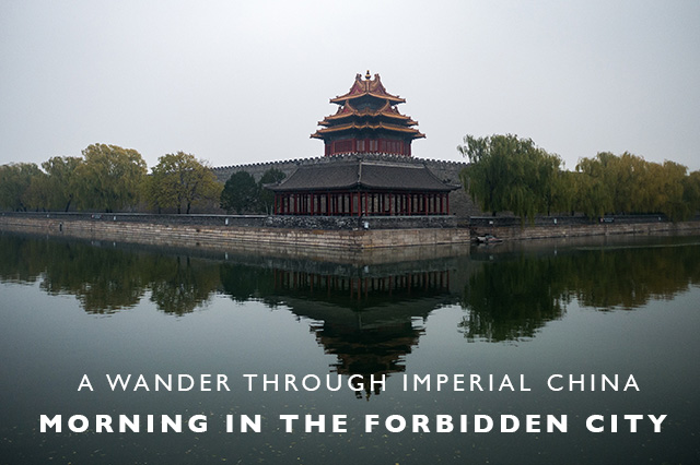morning in the forbidden city Beijing