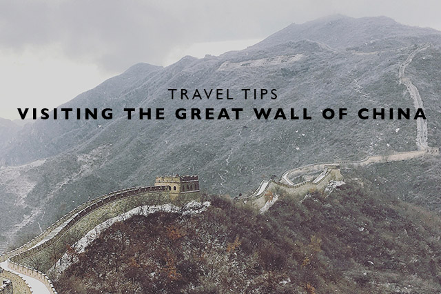 tips for visiting the Great Wall of china 