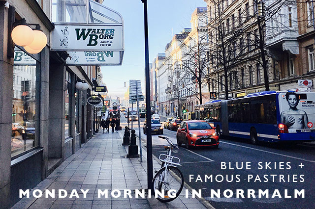 morning in Norrmalm Stockholm Sweden