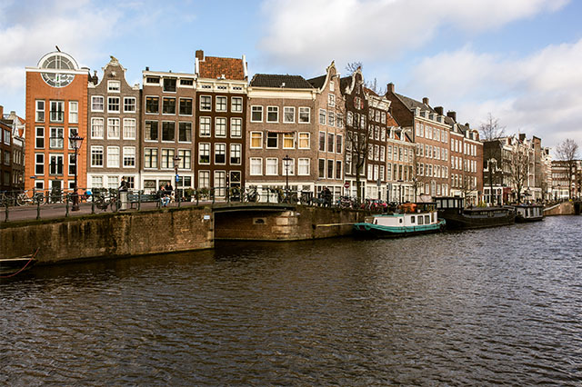 early spring in Amsterdam