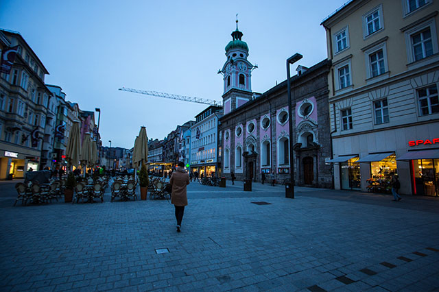 evening in Innsbruck