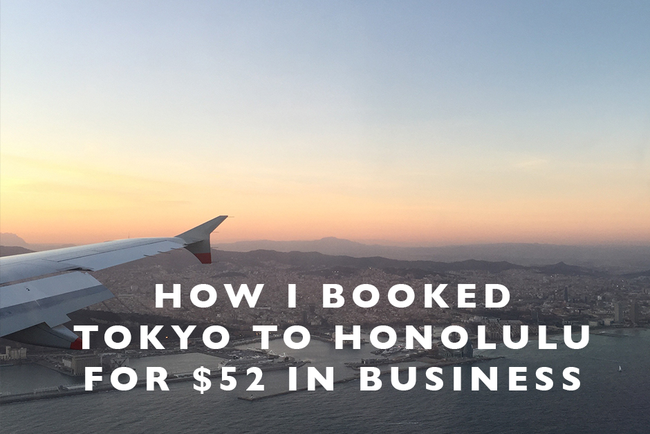tokyo to Honolulu