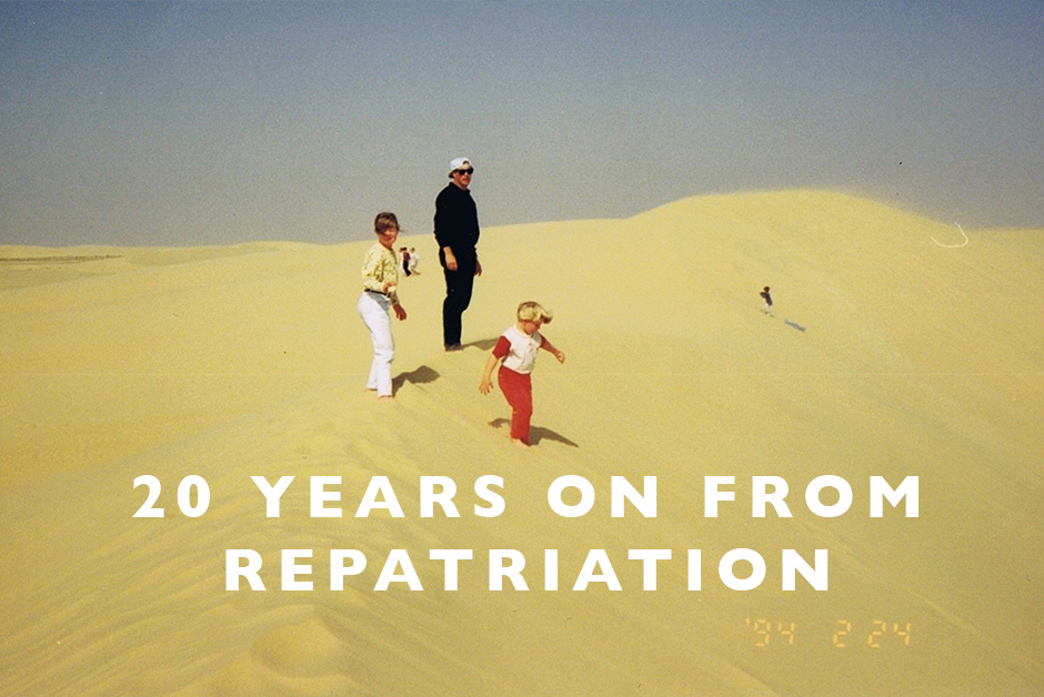 20 years on from repatriation