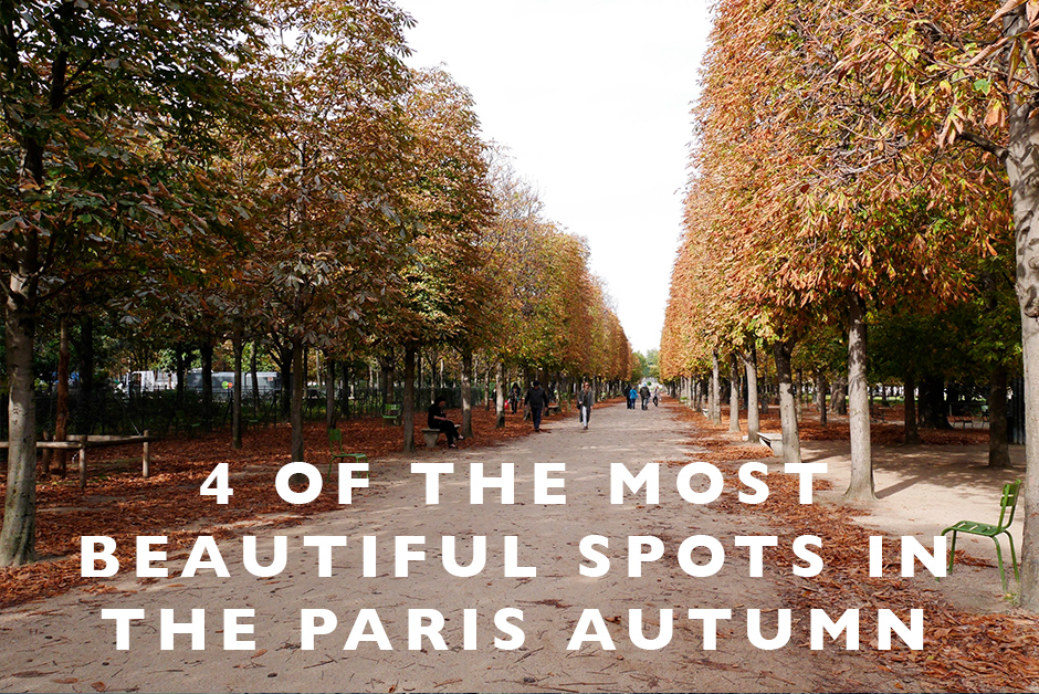 most beautiful spots in the Paris Autumn