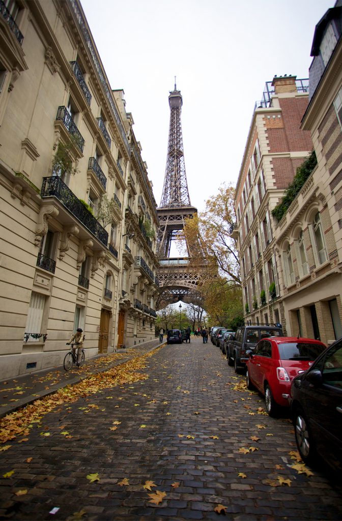 The Eiffel Tower in the Autumn
