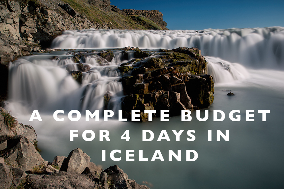 budget for 4 days in Iceland 