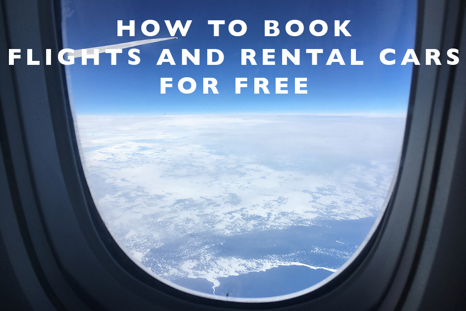 book flights and rental cars for free