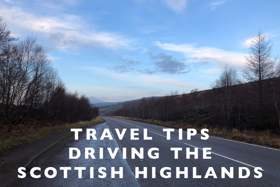 driving the Scottish highlands