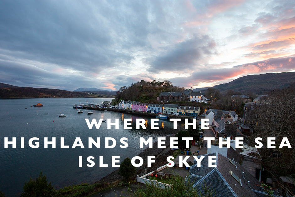 highlands meet the sea isle of skye Scotland 