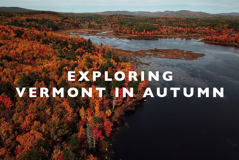 exploring Vermont in autumn