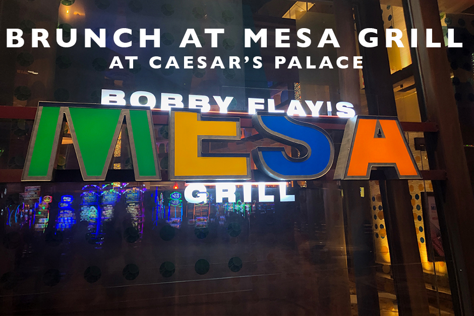 brunch at mesa grill Las Vegas food travel