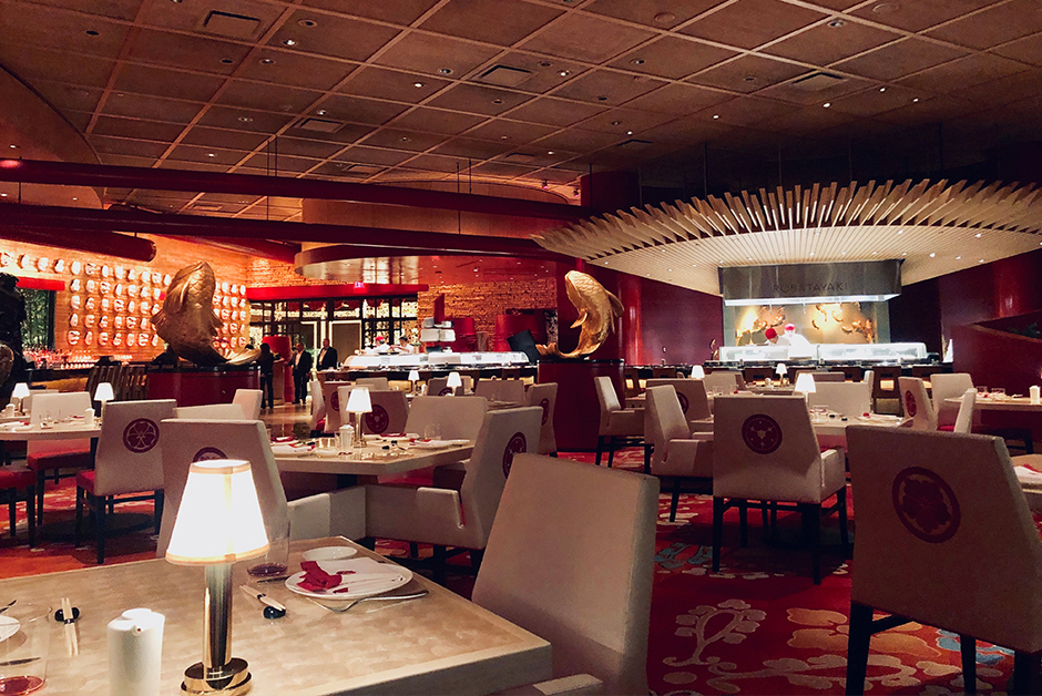 Mizumi Las Vegas interior restaurant review