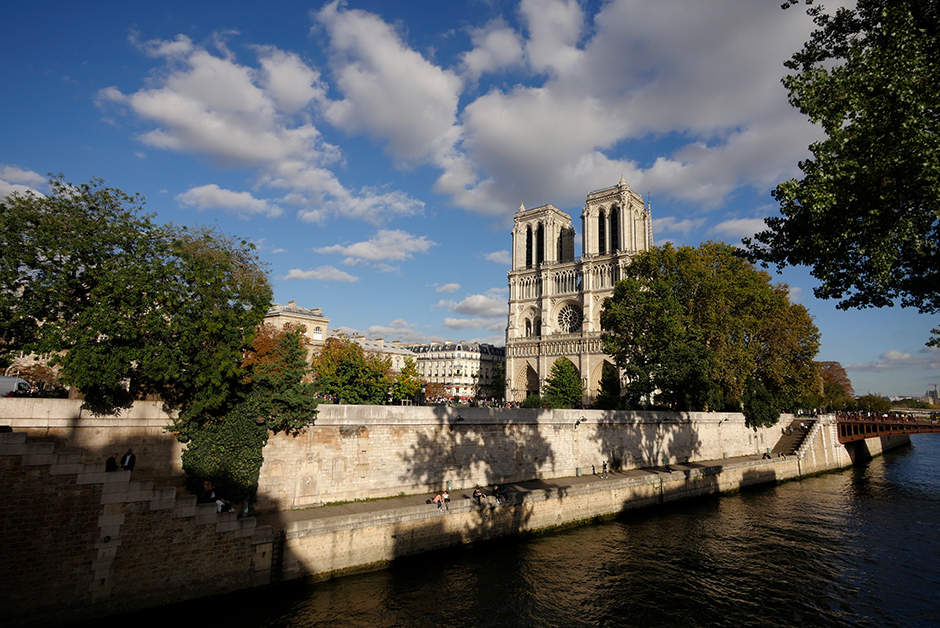 exterior of notre dame cathedral