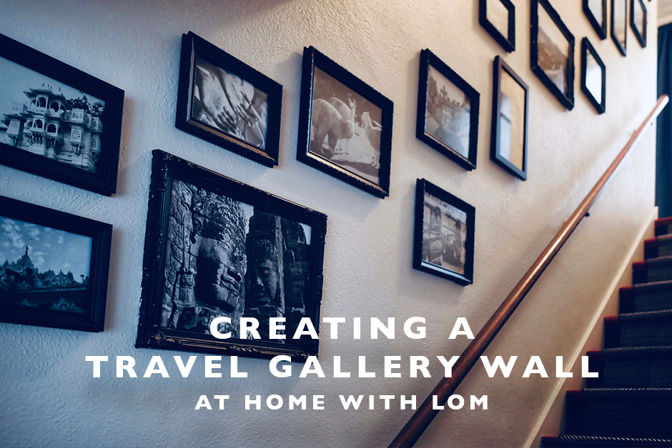 travel gallery wall