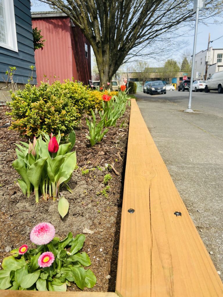 building a wood retaining wall 