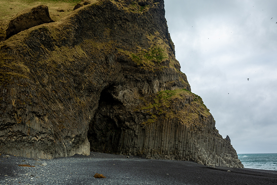 black sand beaches in Vik Iceland