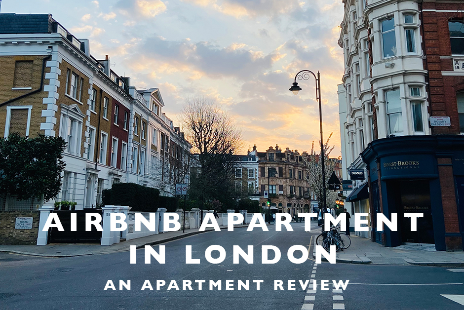 AIRBNB apartment review in London 