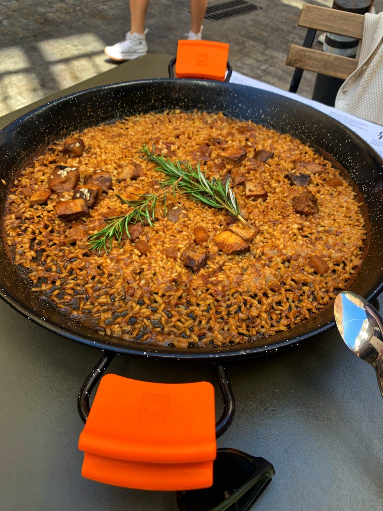 Al Lado in Sevilla Spain Paella