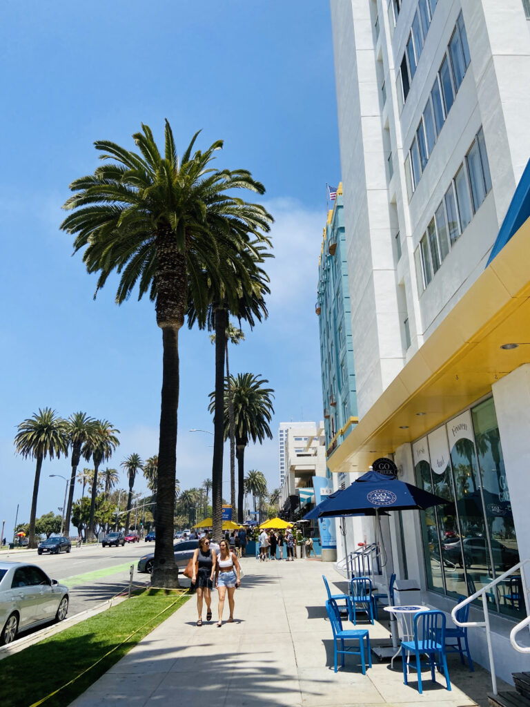 exploring Santa Monica in LA